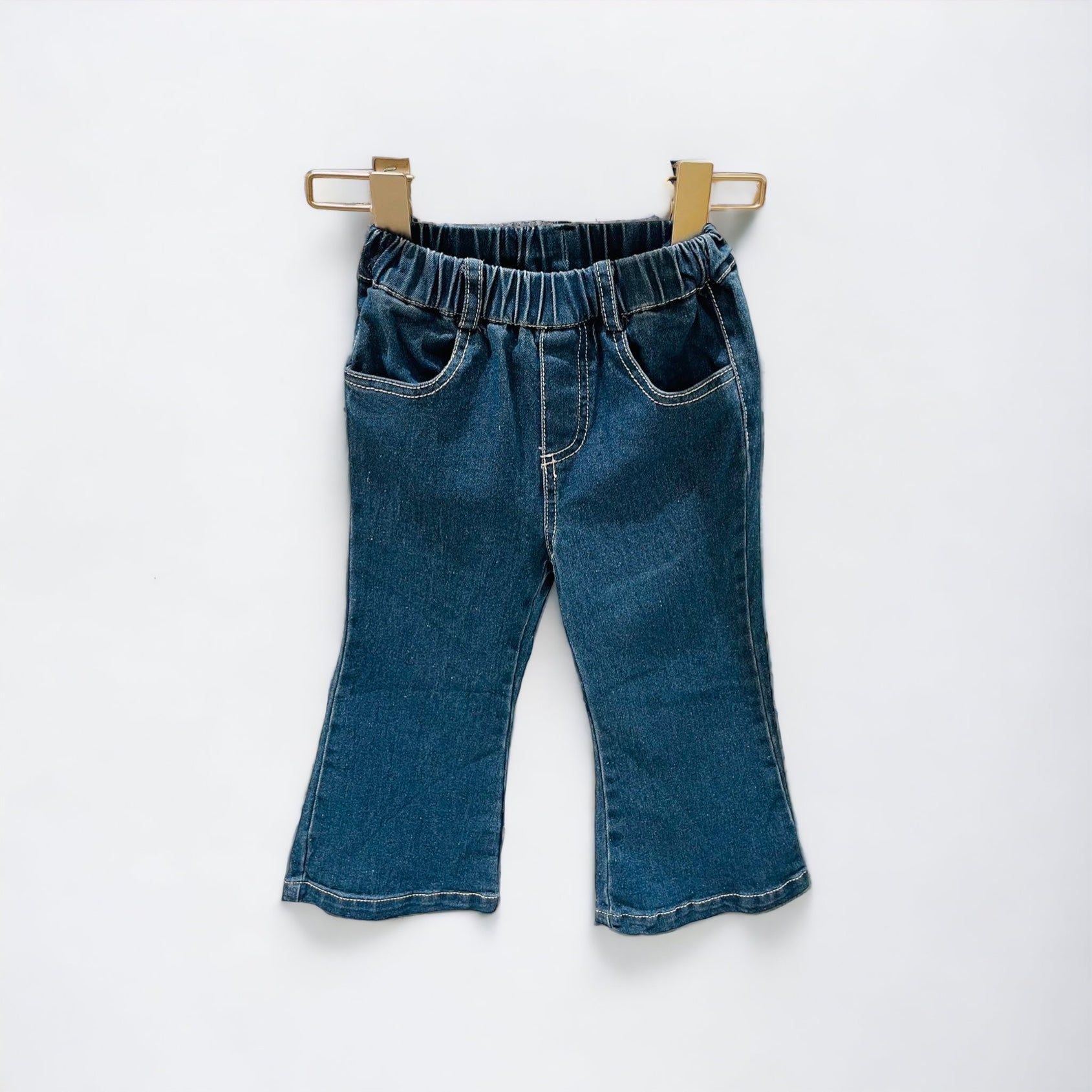 Girls' Toddler Denim Flare Jeans - Fort Brands