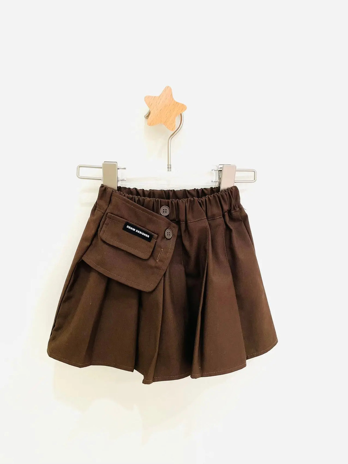 Sided Button School Skirt for kids in Winnipeg