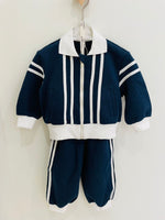 Striped Kids Golf Suit