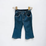 Split Hem Flare Jeans (23033)