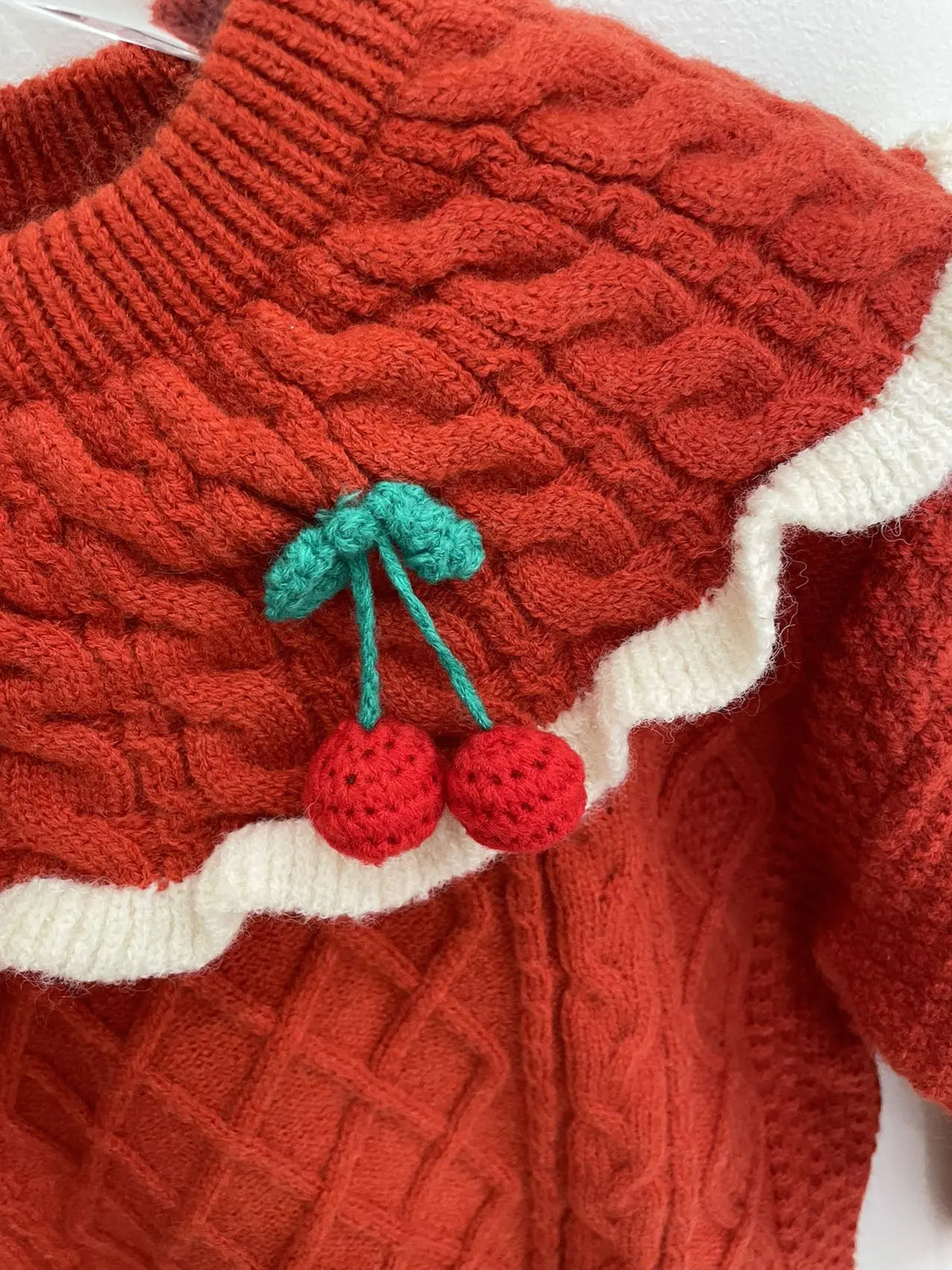 Cherry Pie Knit Kids Sweater coconutnut.ca