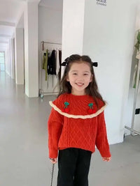 Cherry Pie Knit Kids Sweater coconutnut.ca