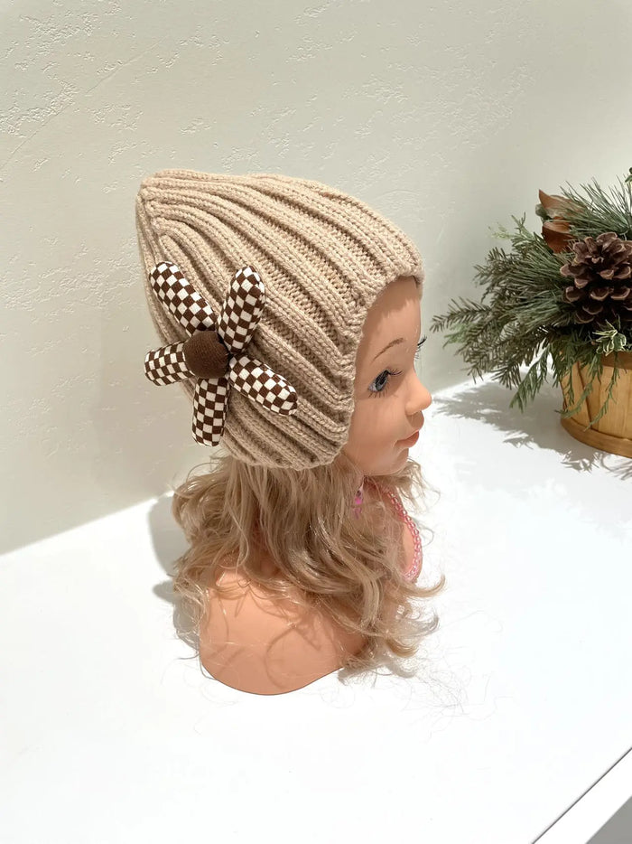 Checkered Flower Hat for Kids winnipeg