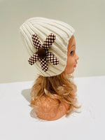 Checkered Flower Hat for Kids winnipeg